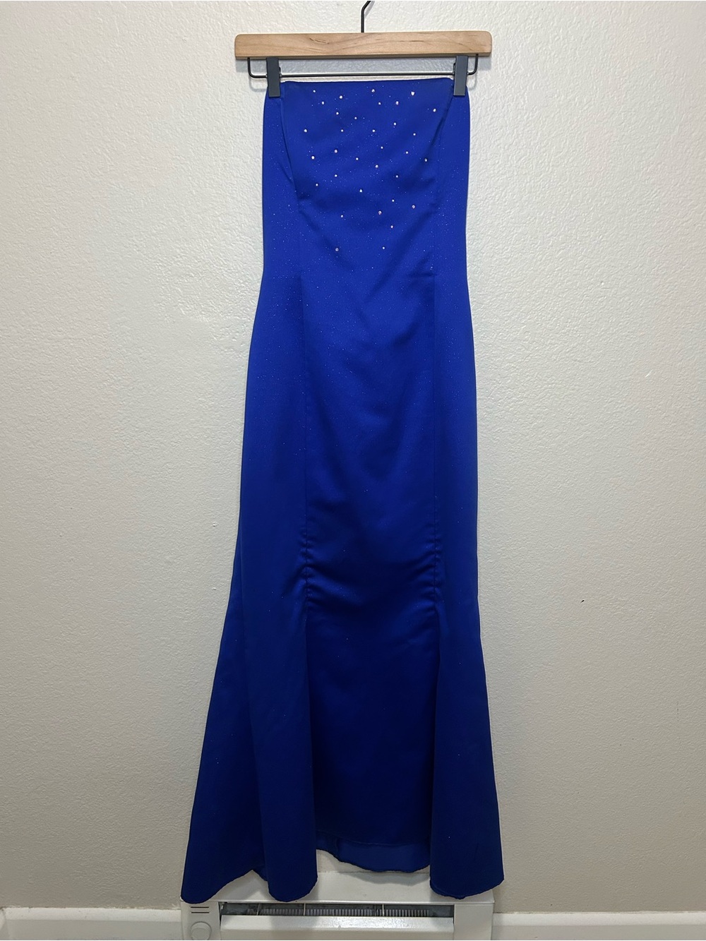 Vintage Jessica McClintock for Gunne Sax Strapless Mermaid Gown Size 9